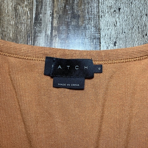 Hatch The Softest Rib Nursing Dress in Henna Hatch Size 0 - Regular XS - Picture 4 of 7